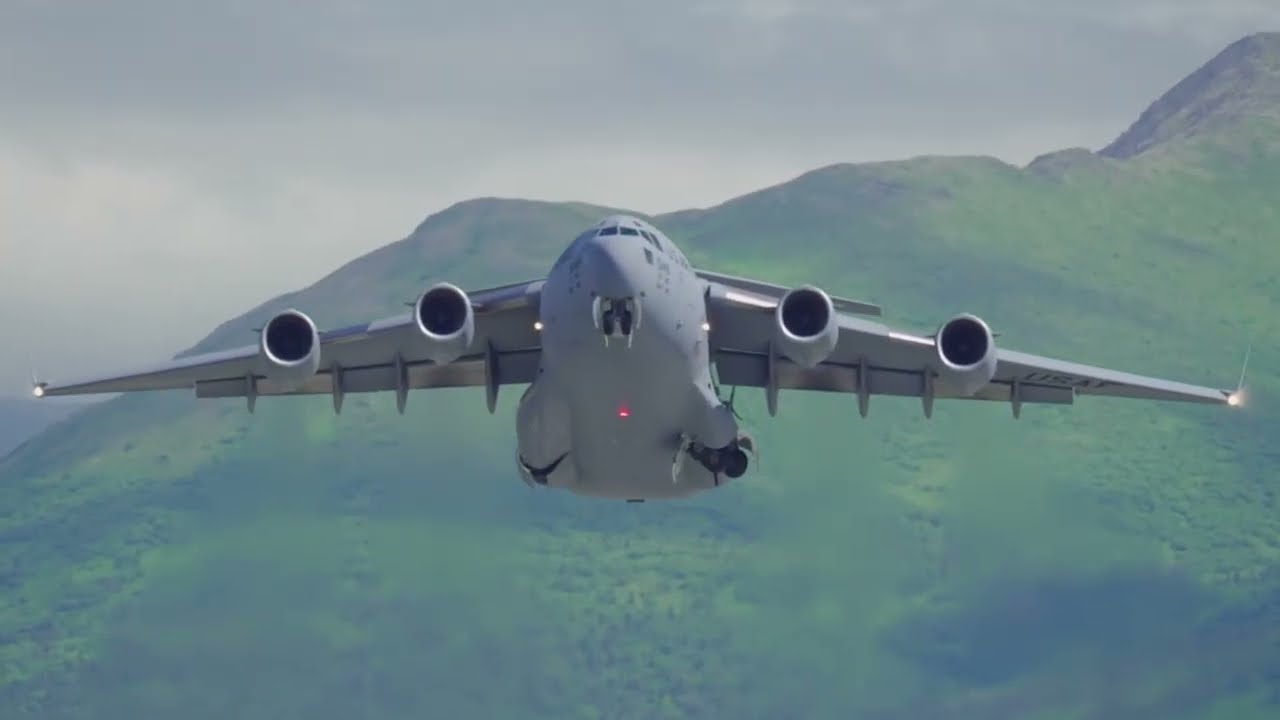 Massive Launch of Military Aircraft at Joint Base Elmendorf-Richardson