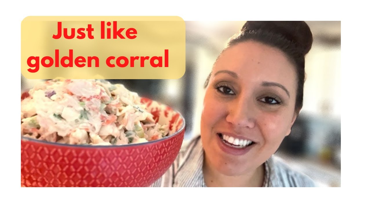 The BEST Imitation Crab Salad | Knock off Golden Corral Seafood Salad
