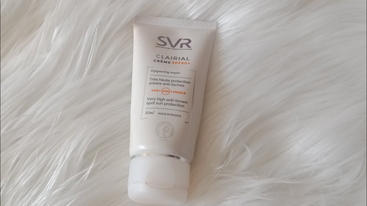افضل واقي شمسي مبيض،معالج،مزيل للبقع والتصبغات،كيناسب جميع انواع البشرة.clairial svr ecran