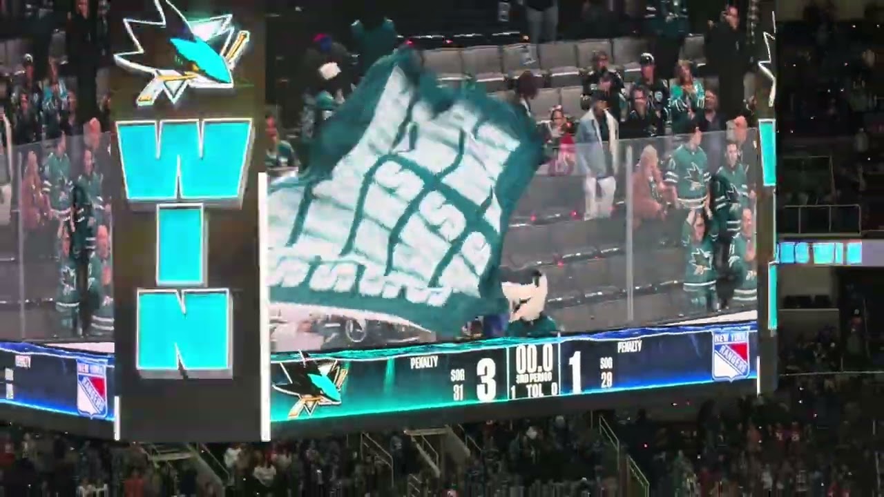 Sharks BEAT New York Rangers