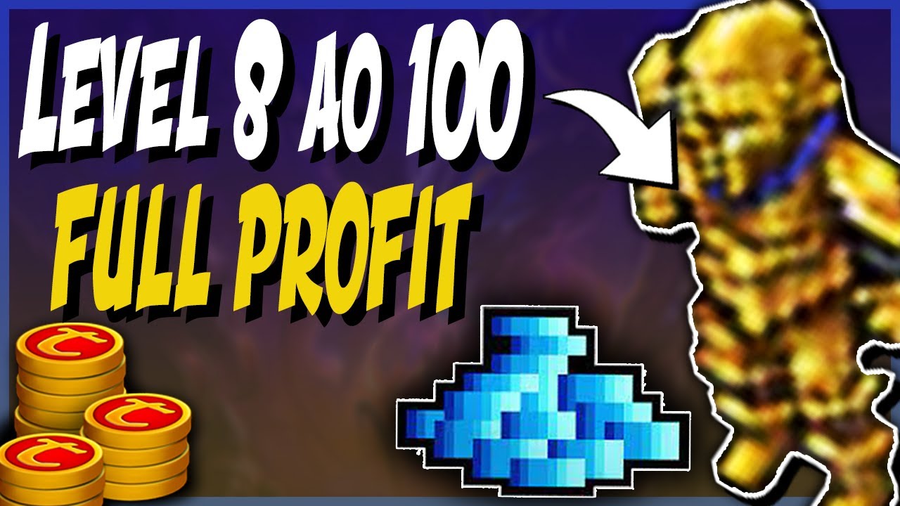 TIBIA 2022 - HUNTS DE PROFIT DO 8 AO 100