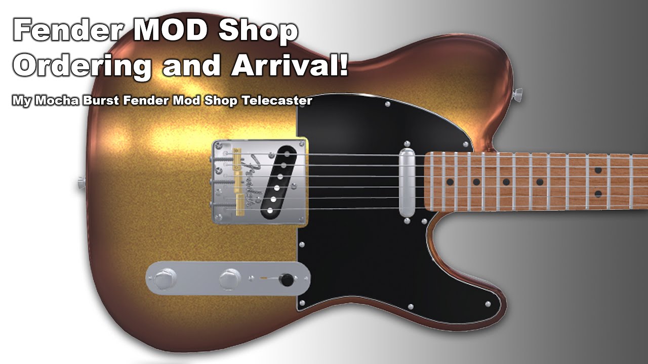 Заказ и доставка в Fender MOD Shop! Мой Mocha Burst Fender Mod Shop Telecaster #Fender #Telecaster