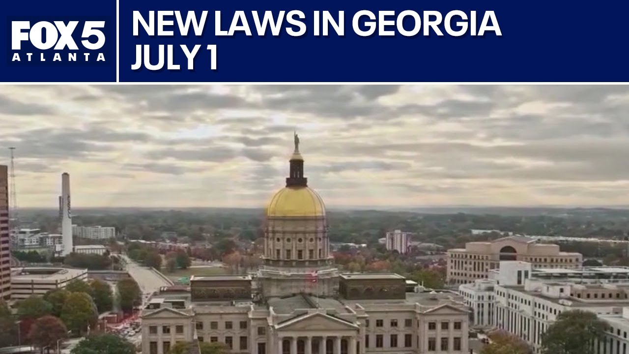 New Georgia laws go into effect today | FOX 5 News