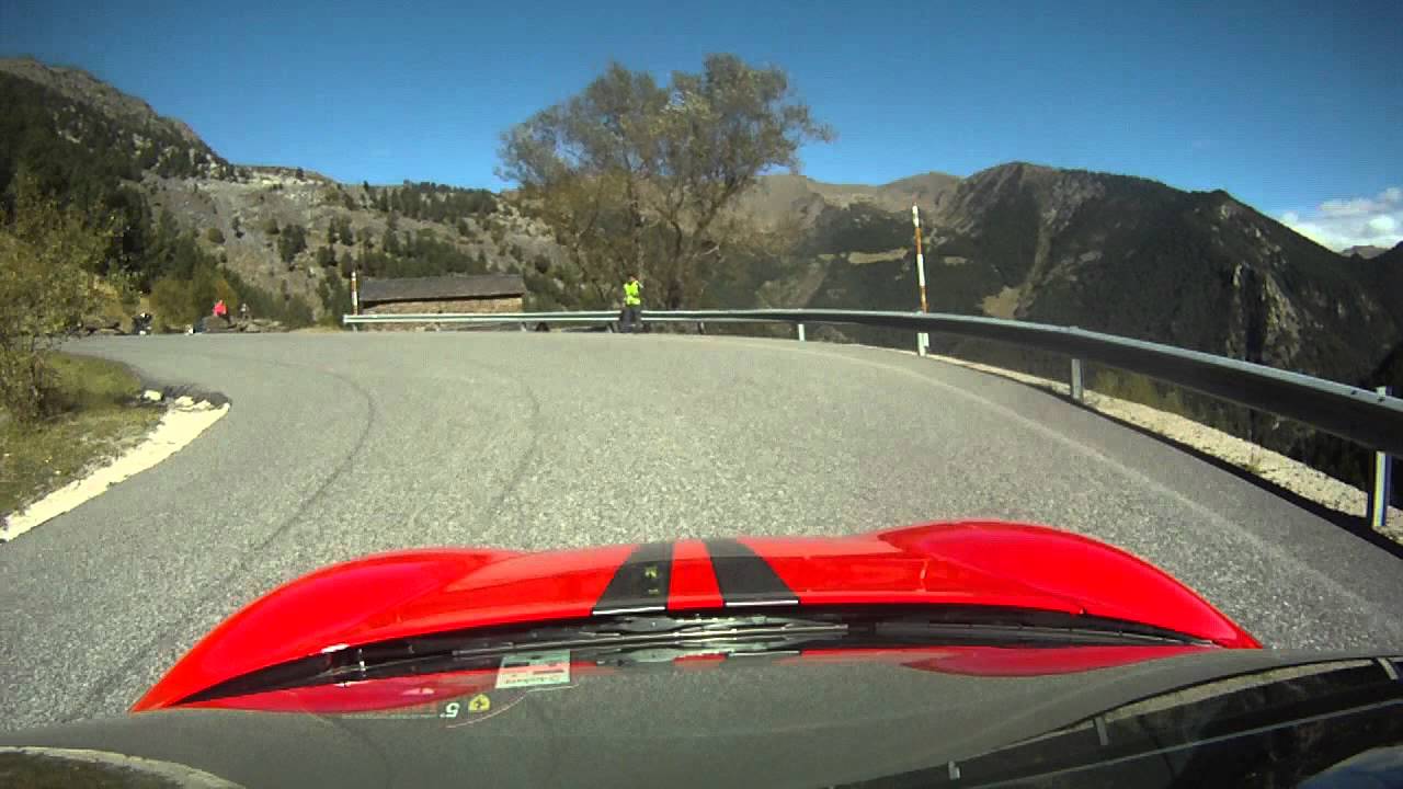 Ferrari 430 Scuderia , route fermée Andorre 2011