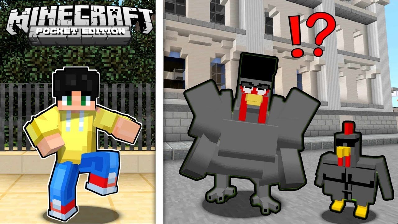 BINIGYAN AKO ng 1000% MANOK ni TAGURO na SOBRANG LAKAS sa UWU CITY sa Minecraft PE