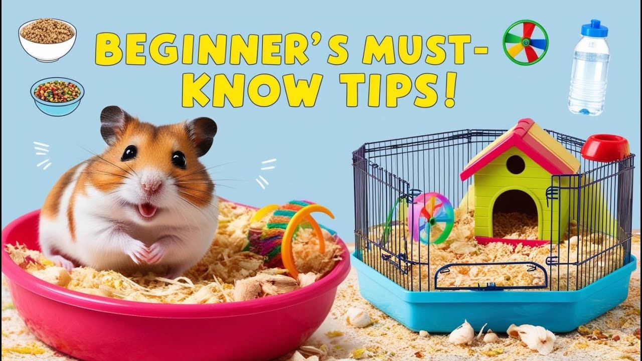 &ldquo;Beginner&rsquo;s Must-Know Hamster Care Tips for a Happy Pet! 🐹💖&rdquo;