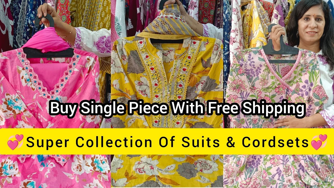 💞Super Collection Of Suits & Cordsets - Buy Single Piece With Free Shipping💞 #suits #economyrange