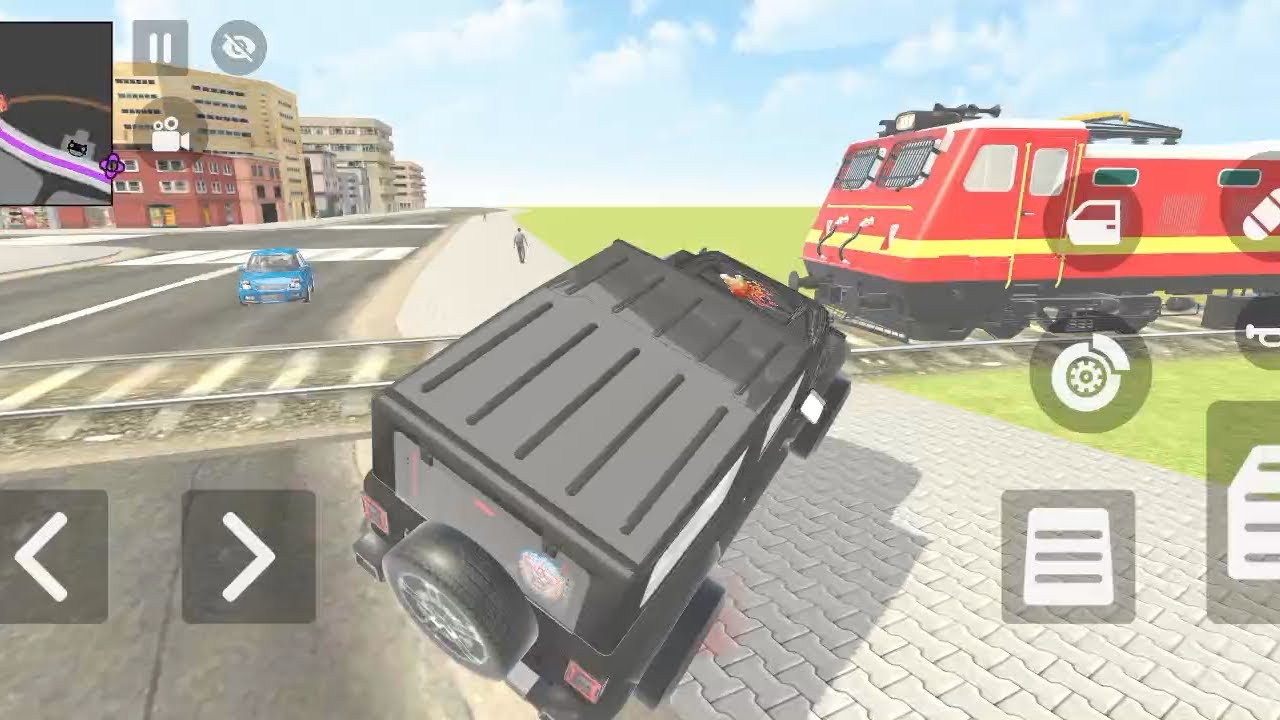 😱 Train vs Thar Crash! | Indian Theft Auto Simulator Gameplay 🔥