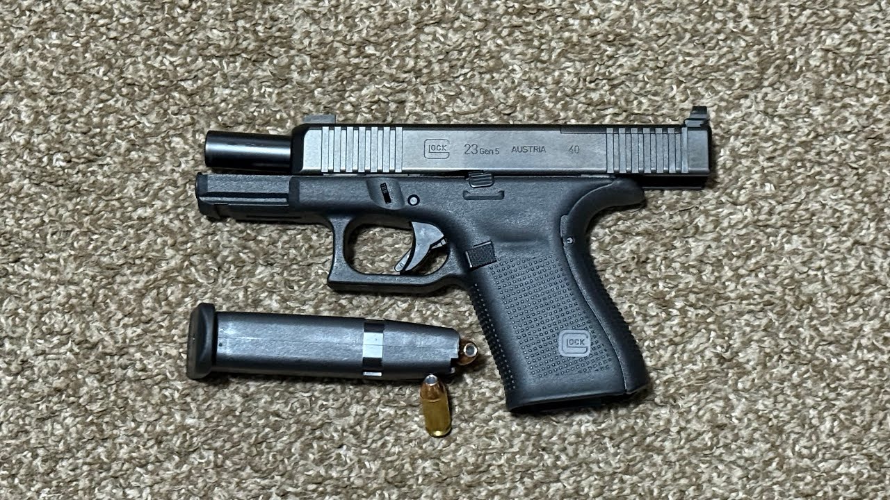 Glock 23 gen 5 with Ghost ring tritium sights