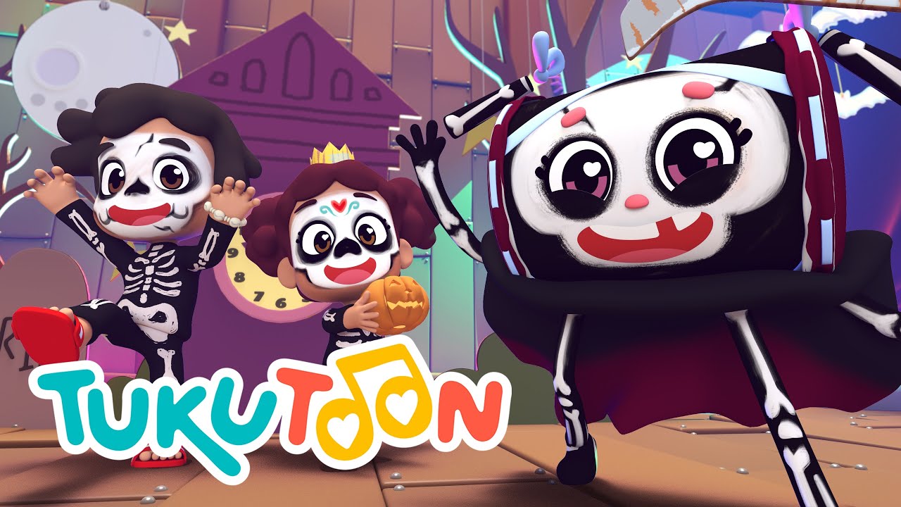 Chúmbala Cachúmbala 💀🎃  #TukuToon🥁 #cancionesinfantiles 🥁 #halloween