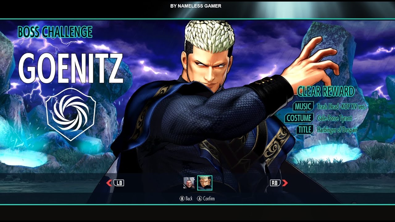 ☘【KOF XV - KOF 15】Boss Challenge Goenitz - Nemuless❀