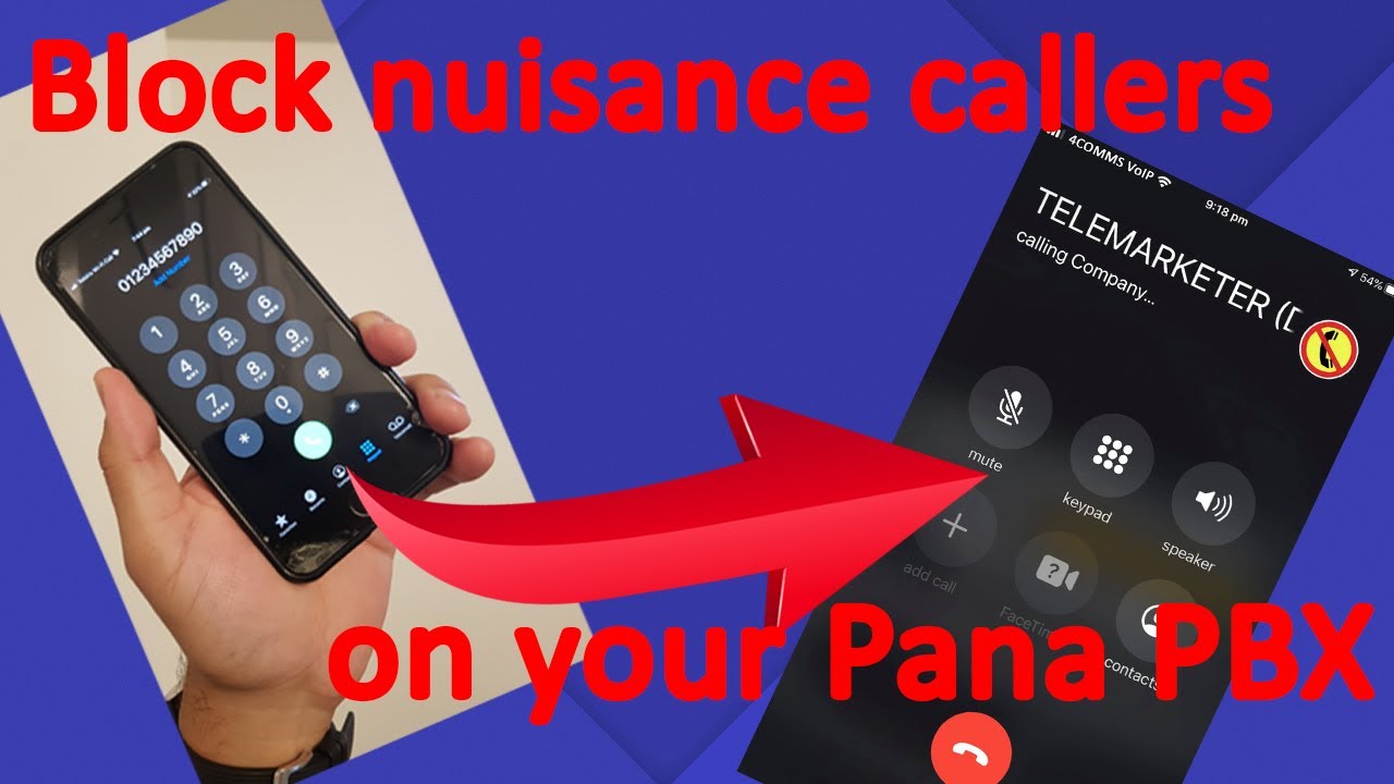 How to block nuisance callers on Panasonic KX-NS / NSX Systems | Block Spam callers