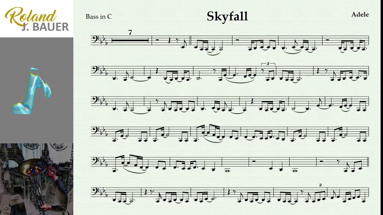 Skyfall - Tuba sheet music