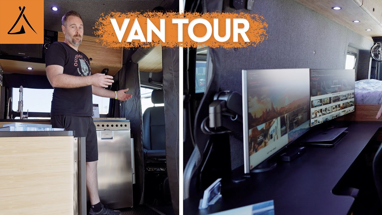 Custom Sprinter Van by @OutpostVans  at Tiny Fest
