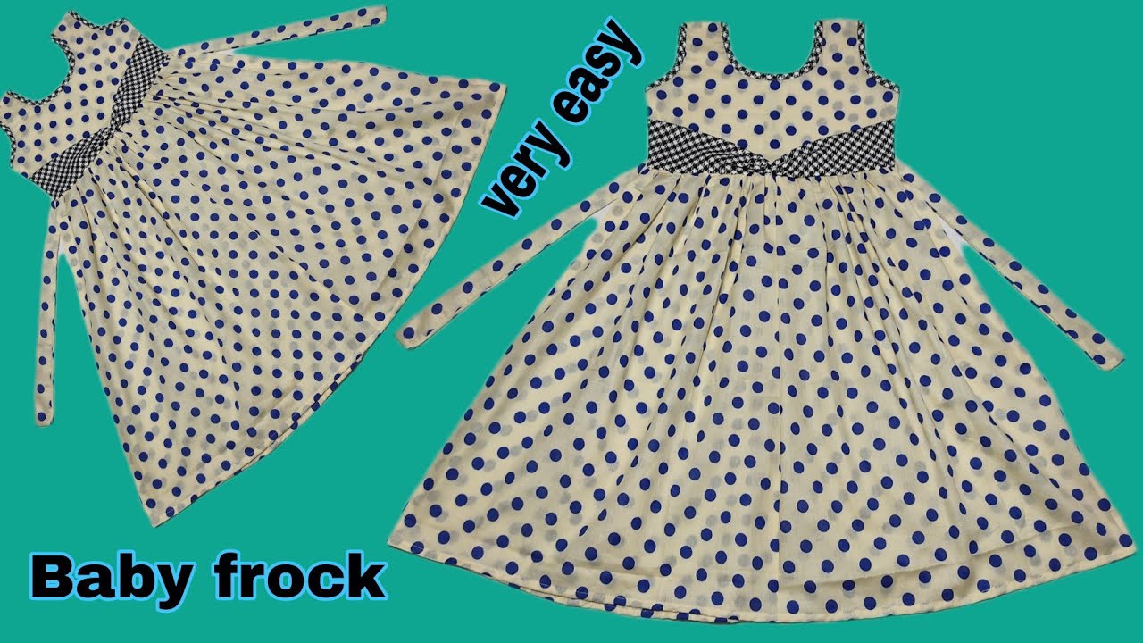 Baby frock cutting and stitching 6 to 7 year girl
