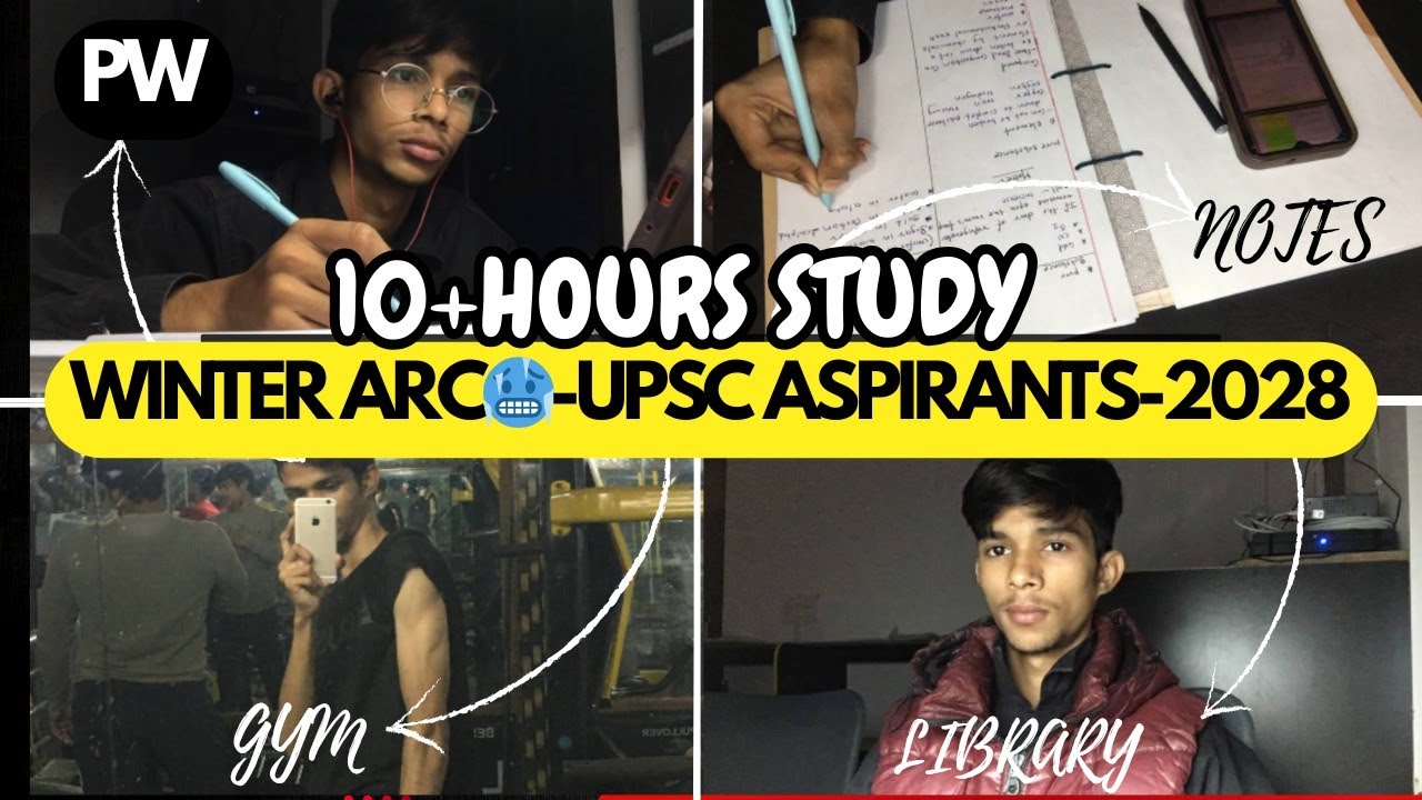 Winter arc- Day-04/ Daily life of a upsc/ssc 📚📚aspirants after -12th- upsc-2029 ❤️🔥
