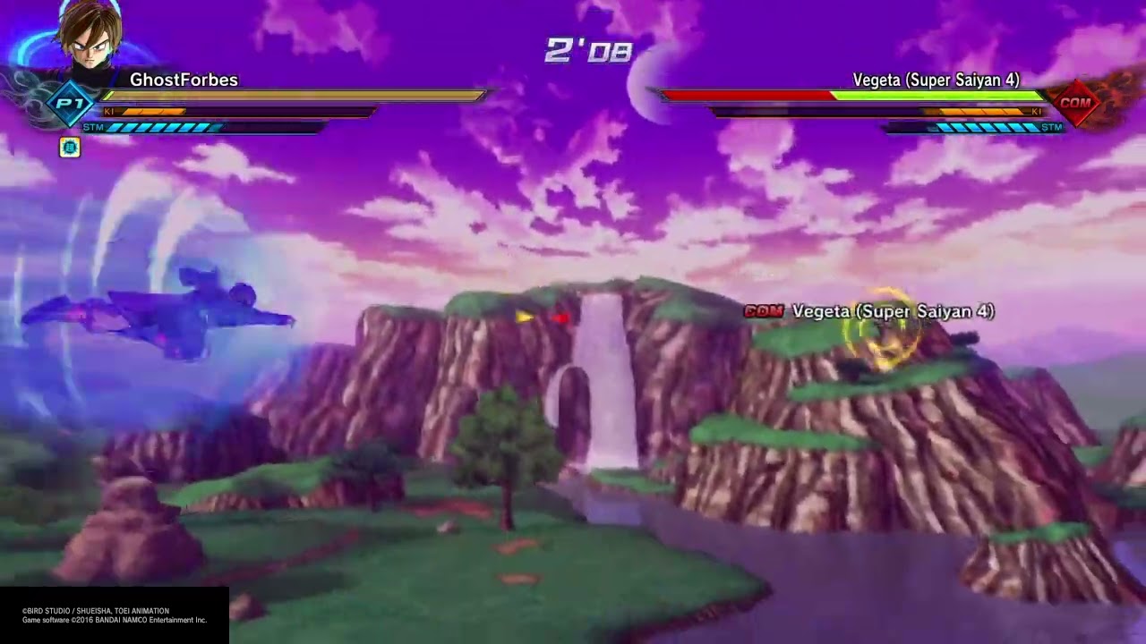Dragon ball xenoverse 2 fighting super saiyan 4 Vegeta