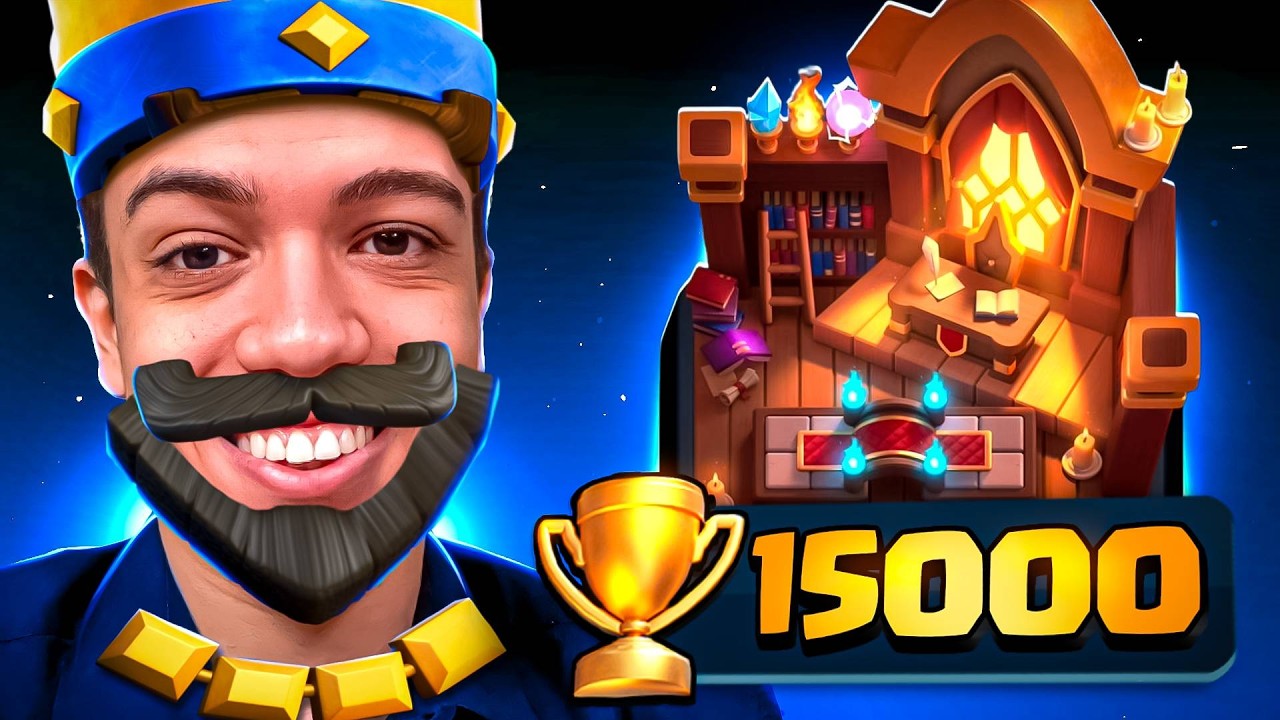 JE PASSE LES 15K TROPH&Eacute;ES SUR CLASH ROYALE
