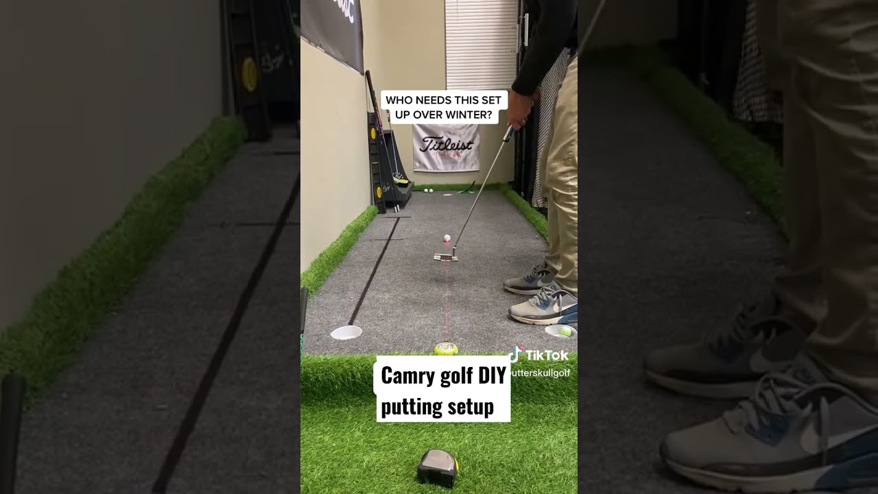 DIY Golf putting green setup for less than $300!