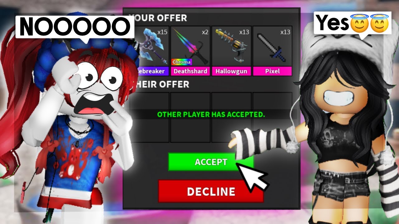 Я дал своей СЕСТРЕ СВОЙ АККАУНТ ROBLOX... вы не поверите, что она сделала (Murder Mystery 2)
