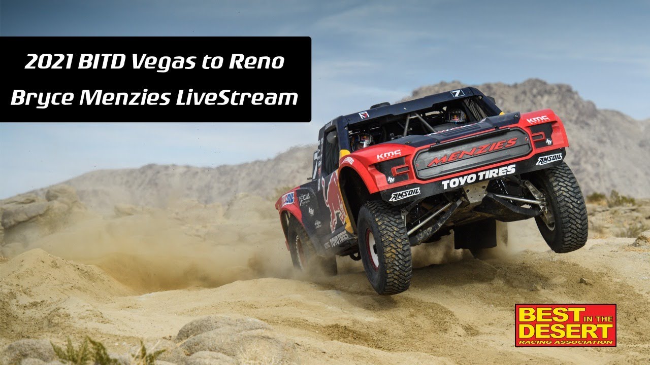 Bryce Menzies: 2021 Vegas to Reno Live Stream