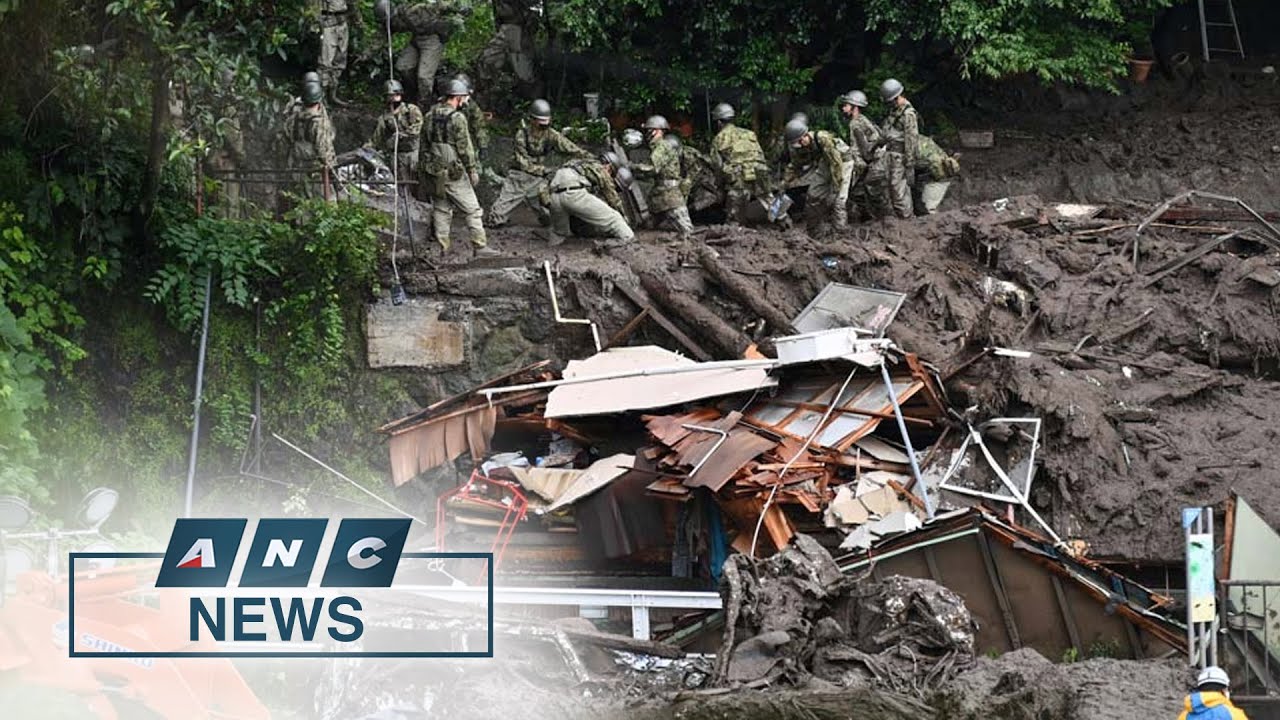 Japan rescue work continues after landslides leave 2 dead, 20 missing | ANC