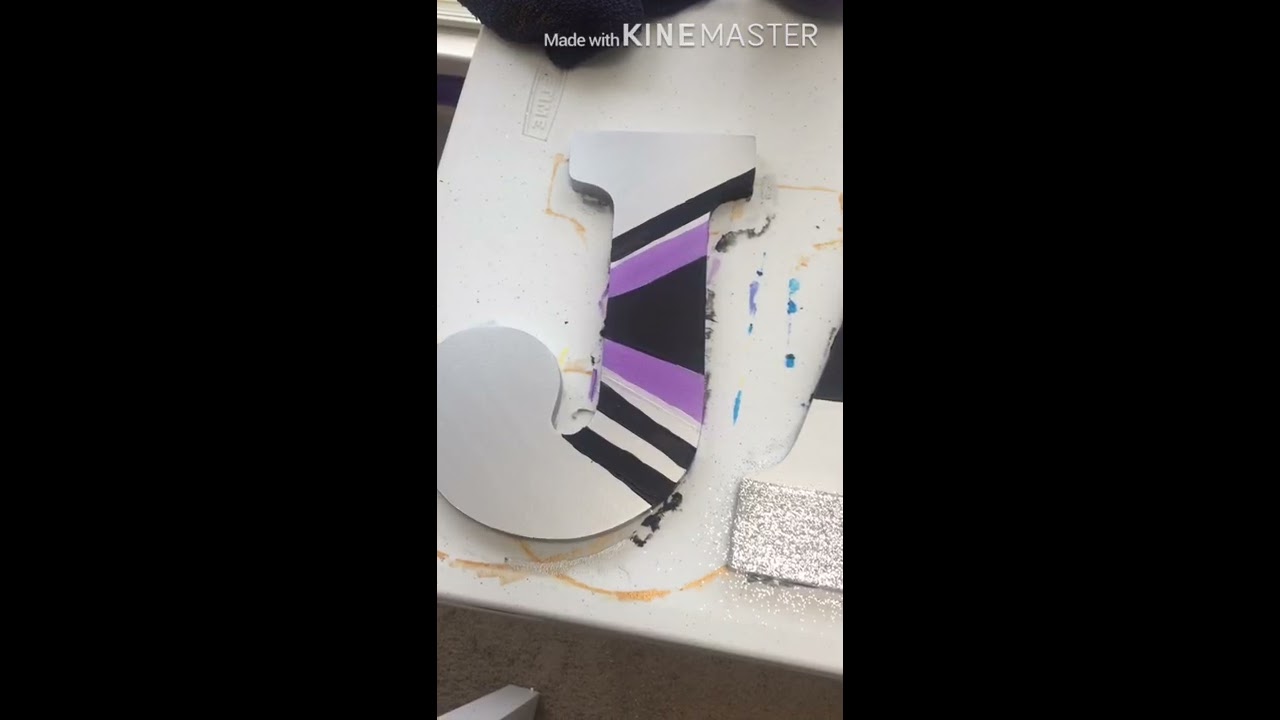 Timelapse Painting (Wooden letters)