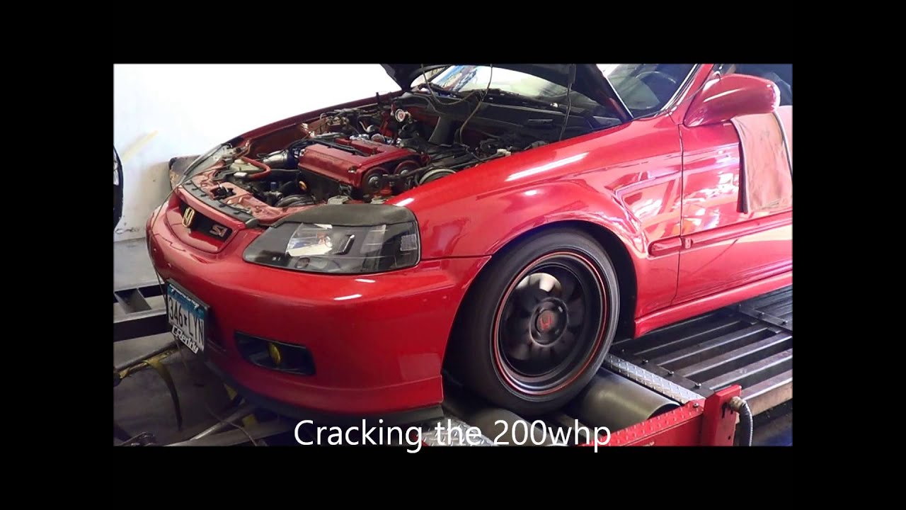 B20 Vtec dyno tune