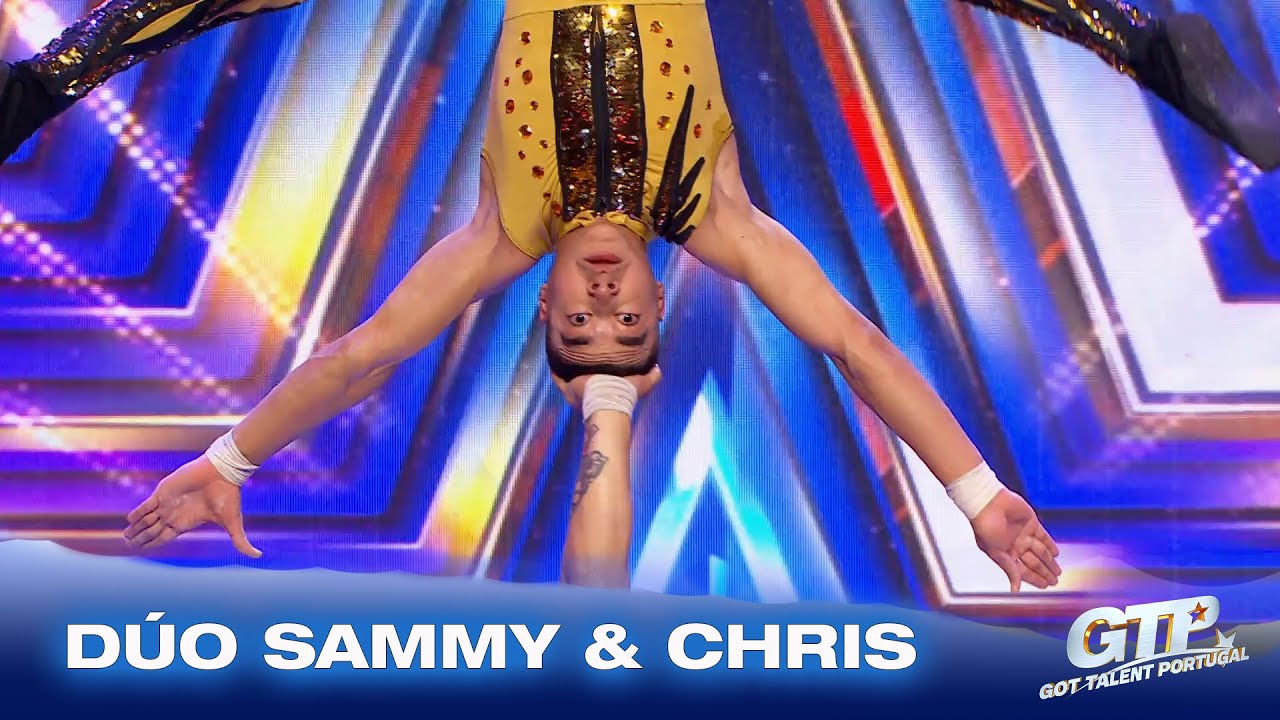 Dúo Sammy & Chris, uma atuação incrível  de equilíbrio, força e risco! | Audições|Got Talent PT 2025
