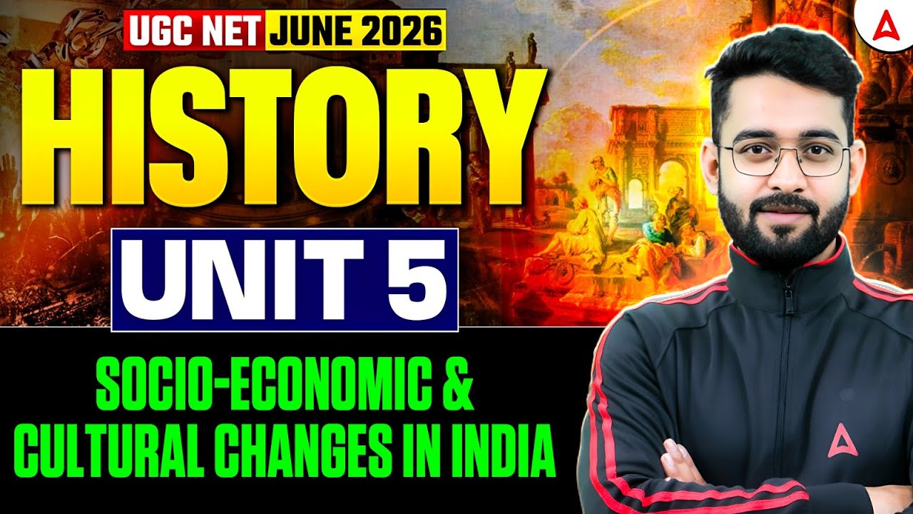 UGC NET History | UGC NET History Unit 5 | socio-economic and cultural changes UGC NET By Jawed Sir
