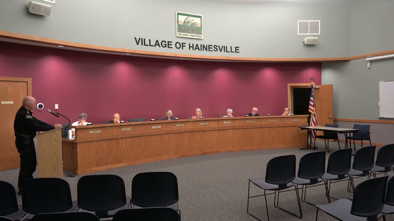 Village of Hainesville Board Meeting September 23, 2025