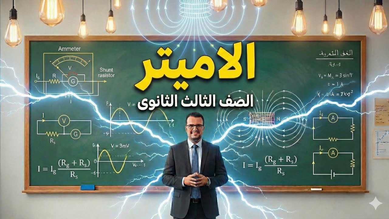 الاميتر الصف الثالث الثانوى