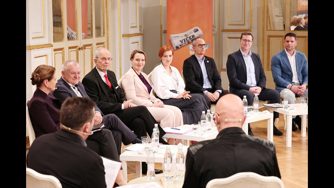 Večerovo predvolilno soočenje, 3. marec #Volitve2026
