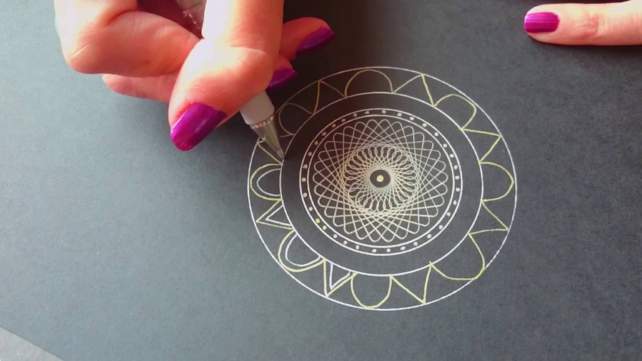 Mandala & spirograph drawing