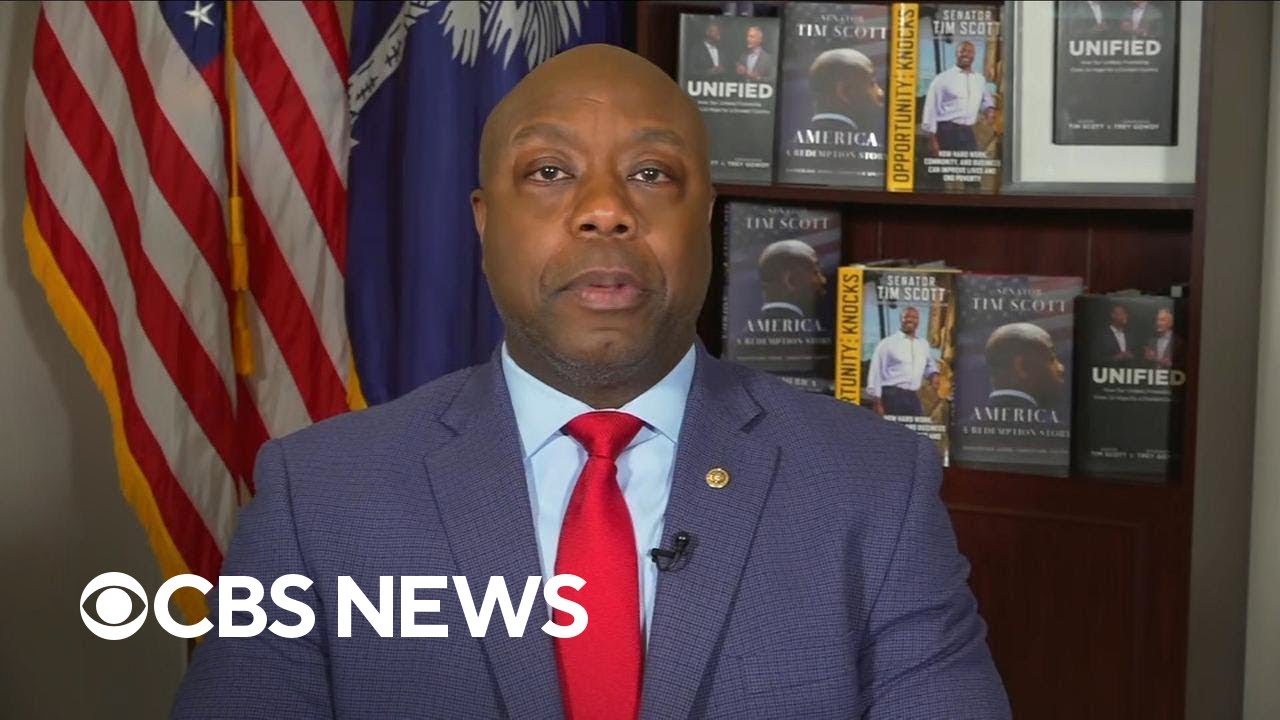 Sen. Tim Scott dismisses Trump's legal issues, says voters 