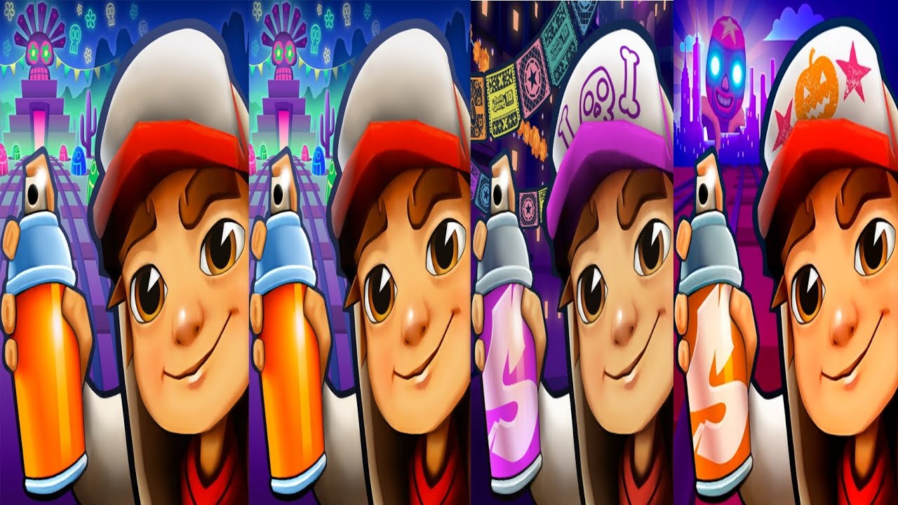 Subway Surfers Mexico 2017 VS Mexico 2019 VS Mexico 2021 VS Mexico 2022