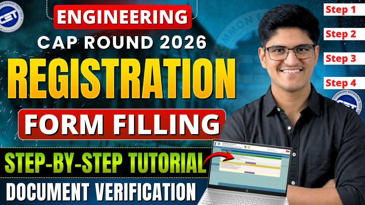 Engineering CAP Registration Form Filling 2026 | CAP Round Form Filling Process | Full Tutorial