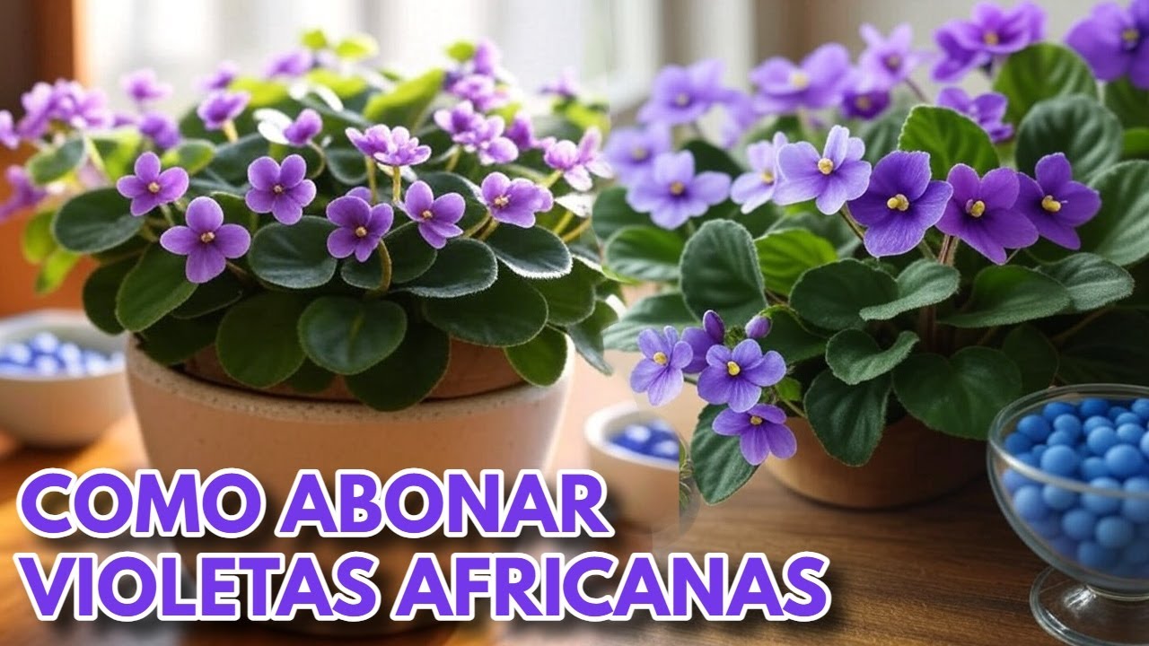 como abonar las violetas africanas guia completa chuyito jardinero