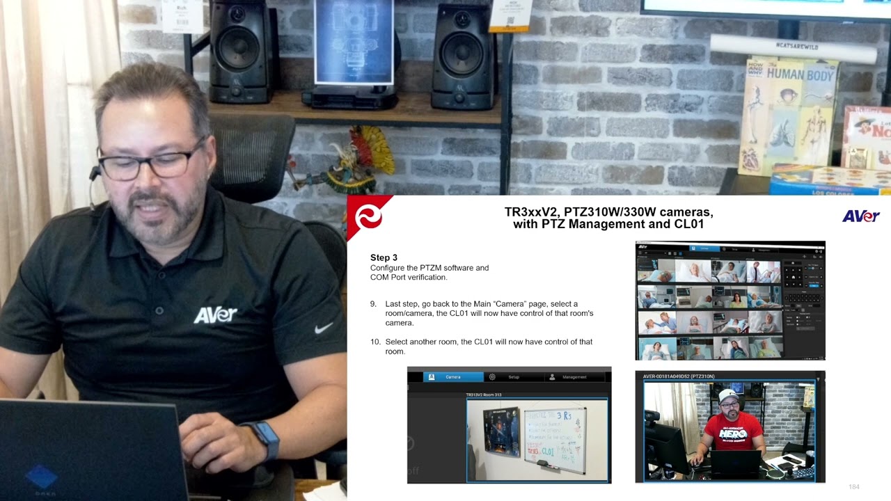 AVer PTZ Management and CL01 Camera Controller