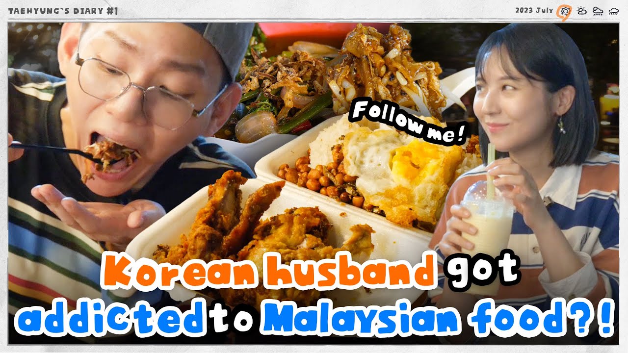 Suami Korea pergi ke pasar malam terbesar di KL untuk kali pertama! │K-husband in Malaysia EP1