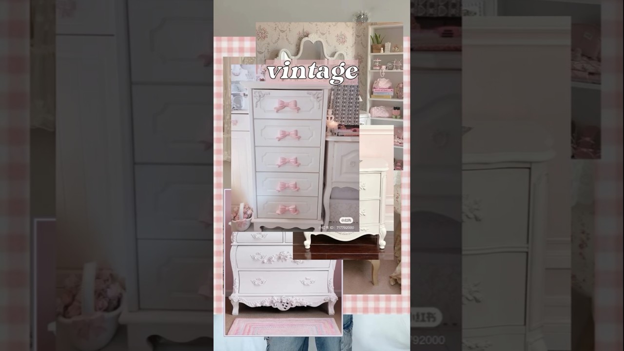 part-2 of pintrest room mekover series #pinterest #duet #roommakeover #vintage #coquette #fyp