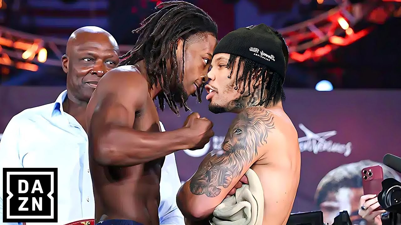 Gervonta Davis Vs Keyshawn Davis HEATED Face 2 Face | DAZN |