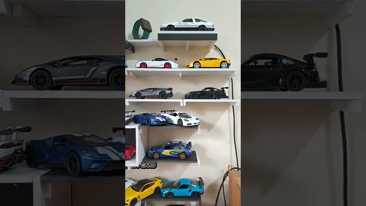 My DiY wall shelves for my toy car collection | Love it ❤️
