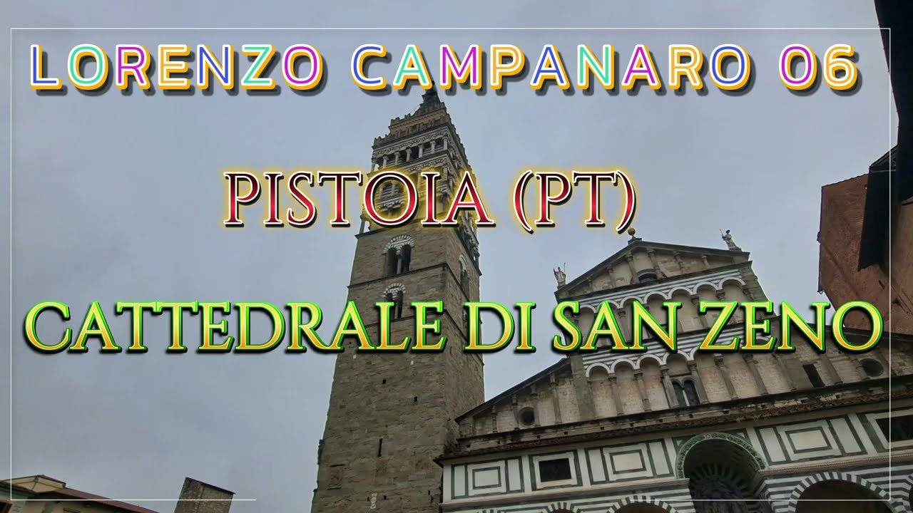 Le campane della Cattedrale di San Zeno a Pistoia, Doppio Festivo ripreso dalla cella campanaria.