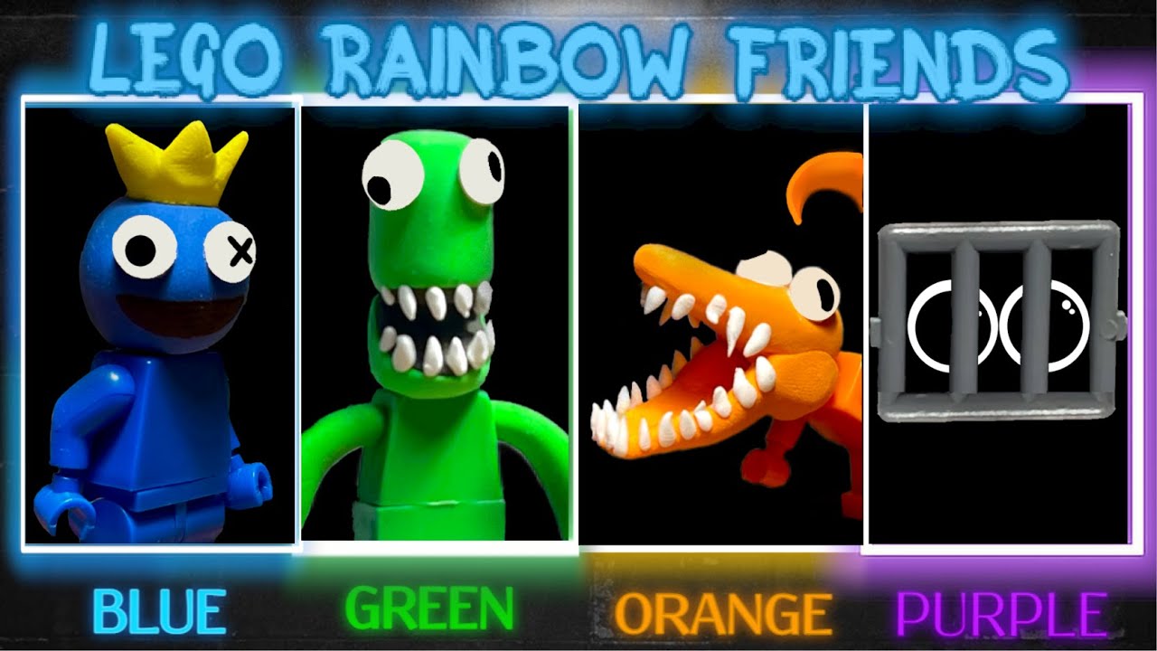 Lego Rainbow Friends Roblox | Rainbow Friends Roblox | Stop Motion
