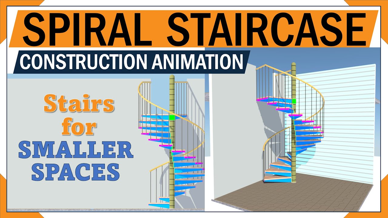 Understanding Stairs steel Design | Spiral staircase | House construction