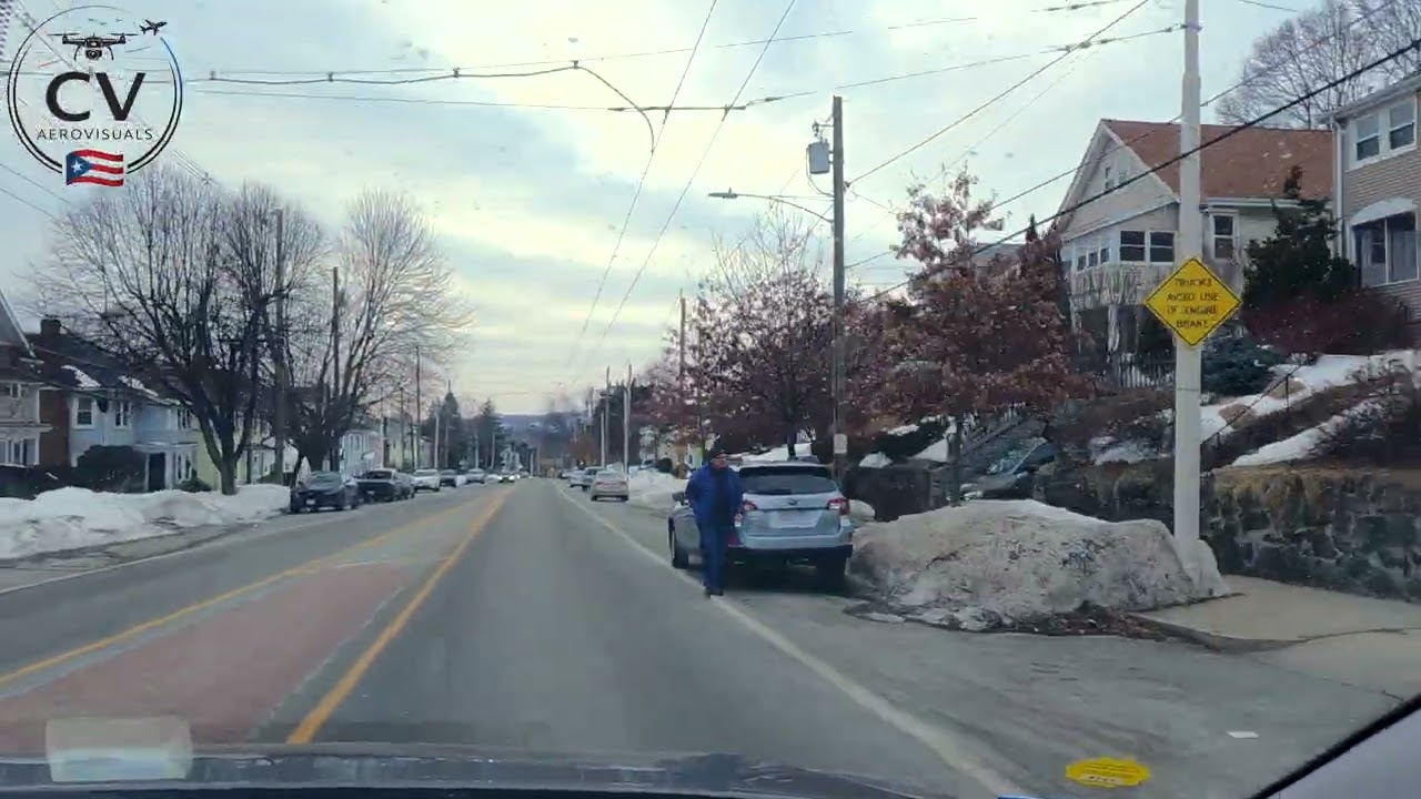 Driving Through Belmont, Massachusetts