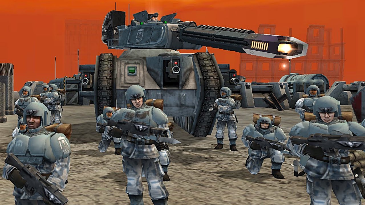 Unification Mod | Imperial Guard vs Orks! - Survival battle / Warhammer 40K: Dawn of War: Soulstorm
