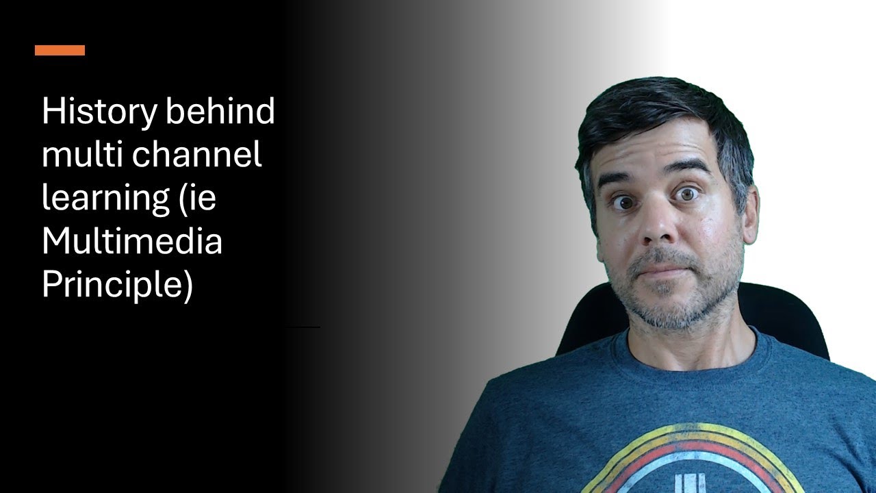History behind multi channel learning (i.e., the Multimedia Principle)