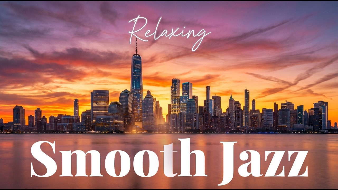 ⭐ Sunset New York Vibes ✨ Relaxing Smooth Jazz & Cool Vibes After Work